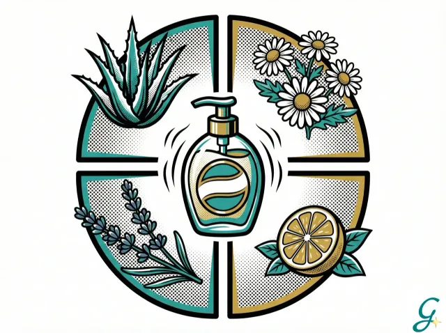 Clean, natural anti-aging skincare products with botanical ingredients